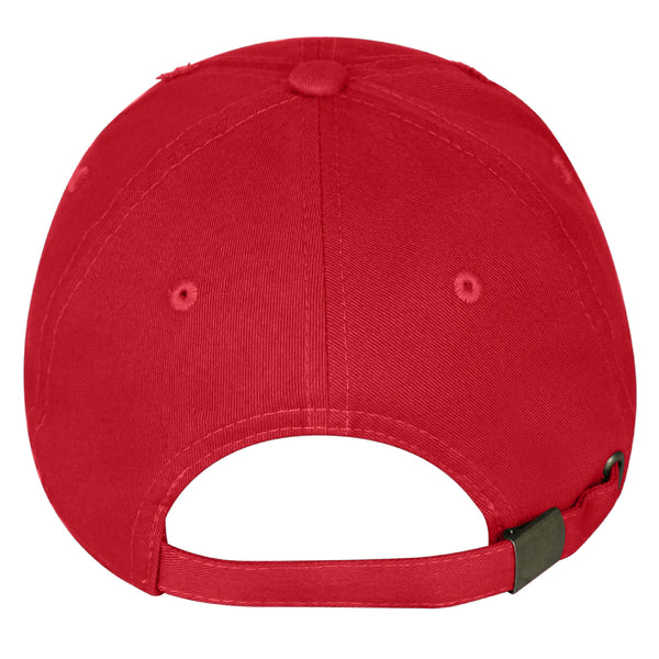 Crab Vintage Dad Hat Frayed Embroidered Cap Red Seafood