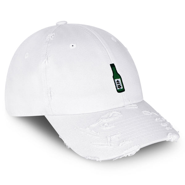 Soju Vintage Dad Hat Frayed Embroidered Cap Korean Korea, Spirit