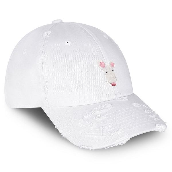 Hamster Vintage Dad Hat Frayed Embroidered Cap Cage Mouse