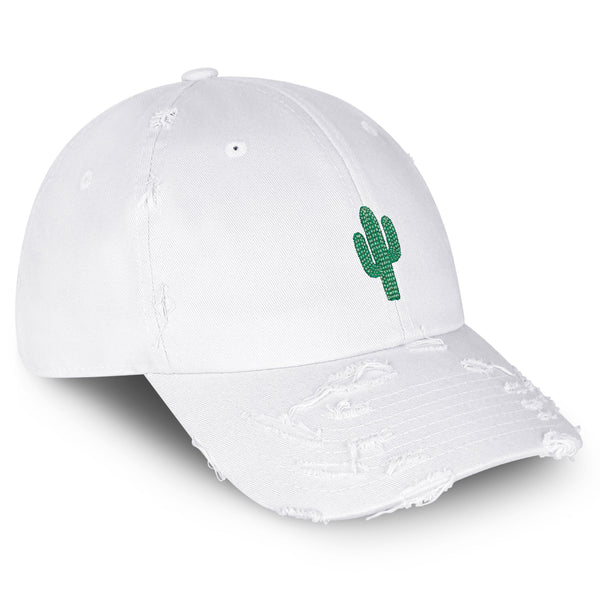 Cactus Vintage Dad Hat Frayed Embroidered Cap Desert