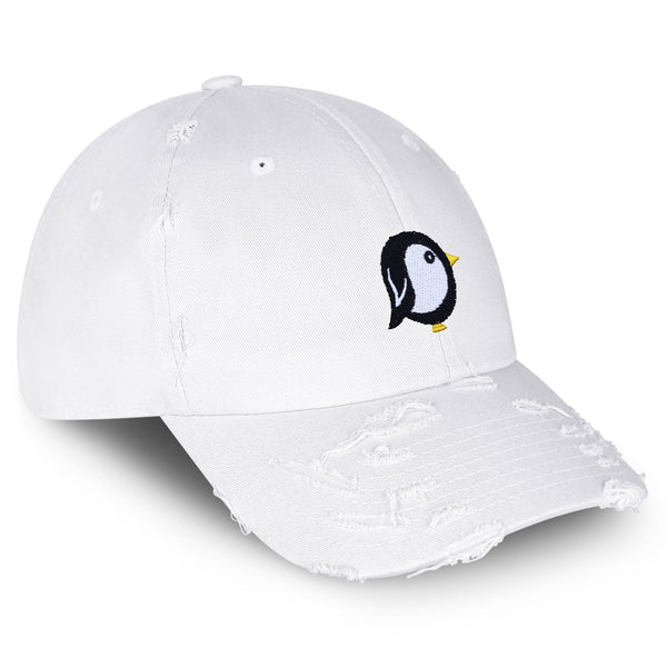 Penguin Vintage Dad Hat Frayed Embroidered Cap Club