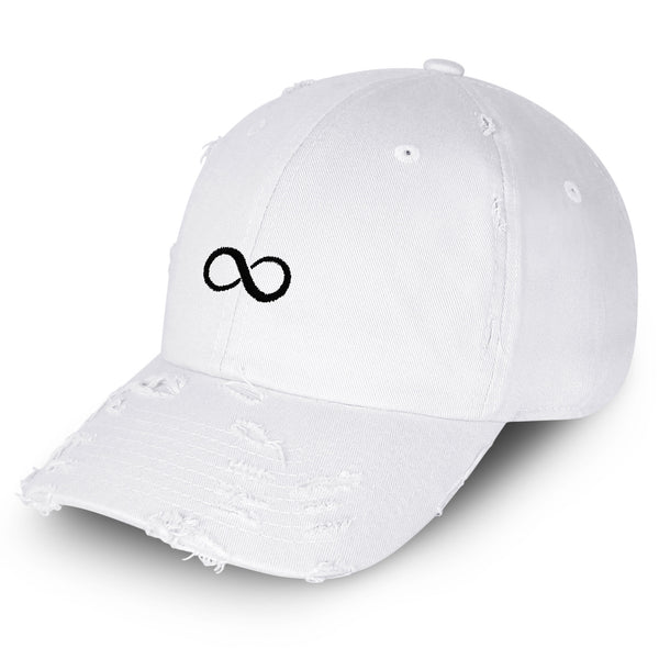 Infiniti Vintage Dad Hat Frayed Embroidered Cap Symbol Loop