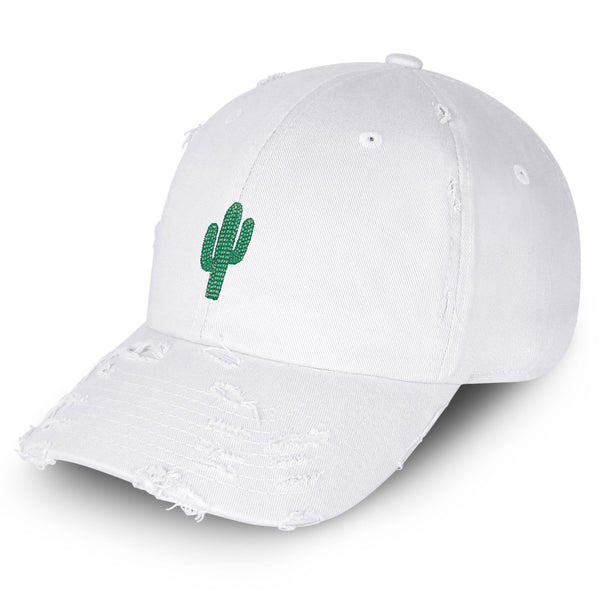 Cactus Vintage Dad Hat Frayed Embroidered Cap Desert