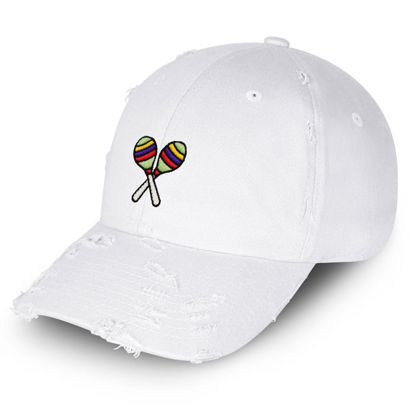 Maraca Vintage Dad Hat Frayed Embroidered Cap Traditional