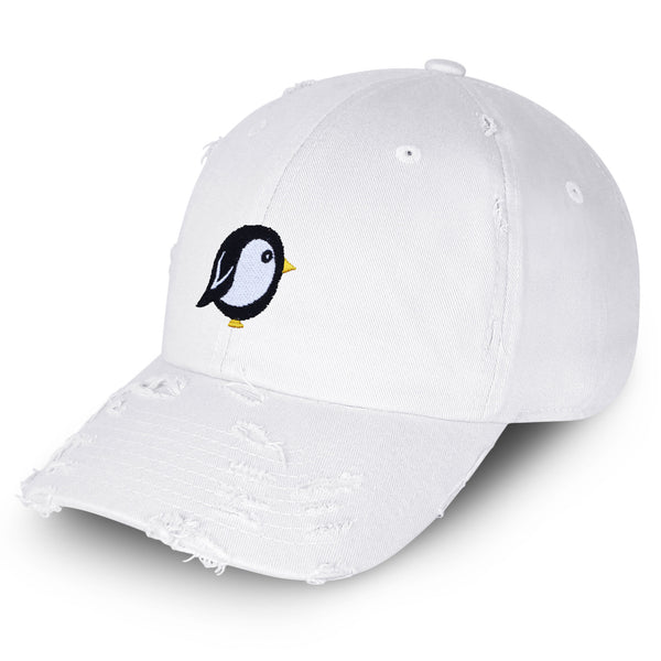 Penguin Vintage Dad Hat Frayed Embroidered Cap Club