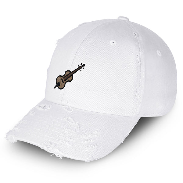 Cello Vintage Dad Hat Frayed Embroidered Cap Instrument Musician