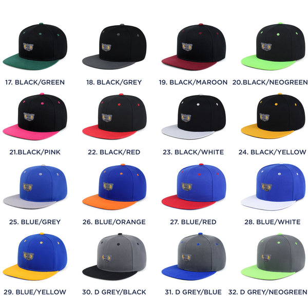 Elephant Snapback Hat Embroidered Hip-Hop Baseball Cap Zoo