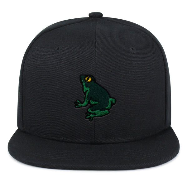 Frog Snapback Hat Embroidered Hip-Hop Baseball Cap Pond