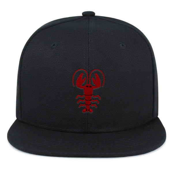 Lobster Snapback Hat Embroidered Hip-Hop Baseball Cap Shellfish Foodie