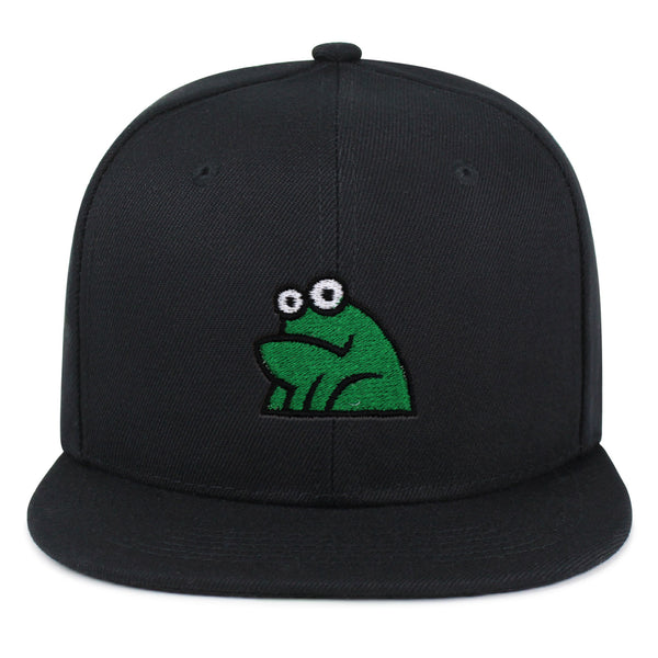 Frog Snapback Hat Embroidered Hip-Hop Baseball Cap Funny