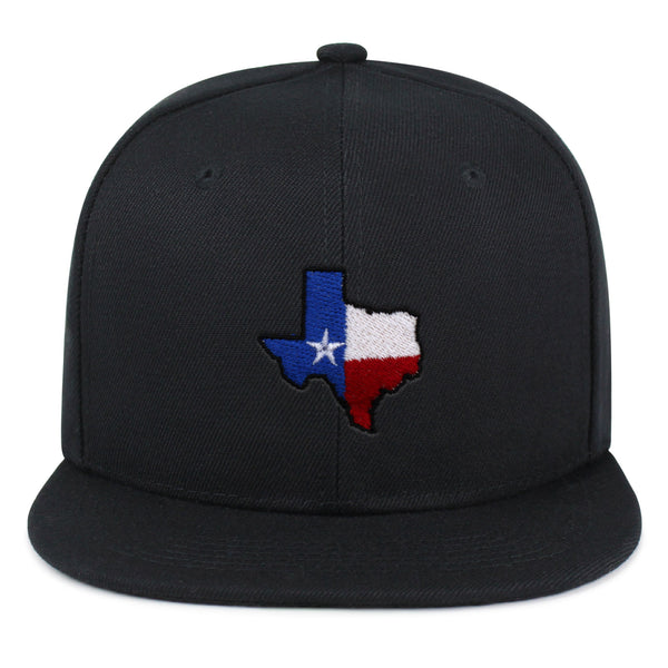 Texas Snapback Hat Embroidered Hip-Hop Baseball Cap Map Flag