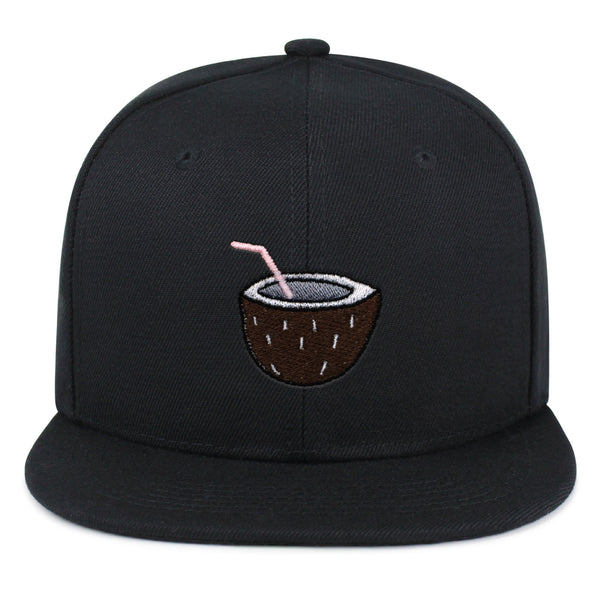 Coconut Snapback Hat Embroidered Hip-Hop Baseball Cap Juice Tree