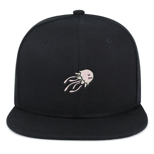 Jellyfish Snapback Hat Embroidered Hip-Hop Baseball Cap Fish Nature