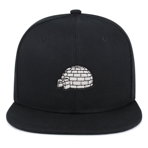 Igloo Snapback Hat Embroidered Hip-Hop Baseball Cap Winter