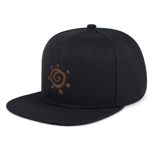 Indian Kokopelli Snapback Hat Embroidered Hip-Hop Baseball Cap Traditional Symbol