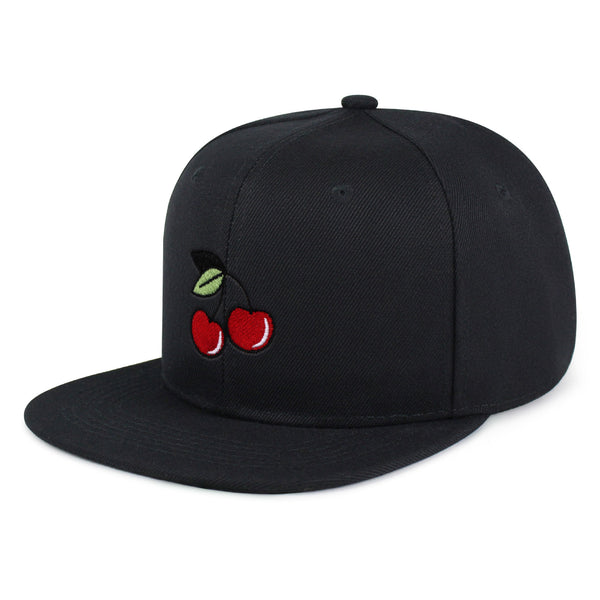 Cherry Snapback Hat Embroidered Hip-Hop Baseball Cap Fruit