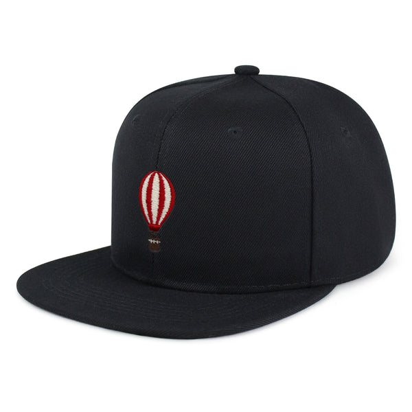 Hot Air Ballon Snapback Hat Embroidered Hip-Hop Baseball Cap Travel Fly Sky