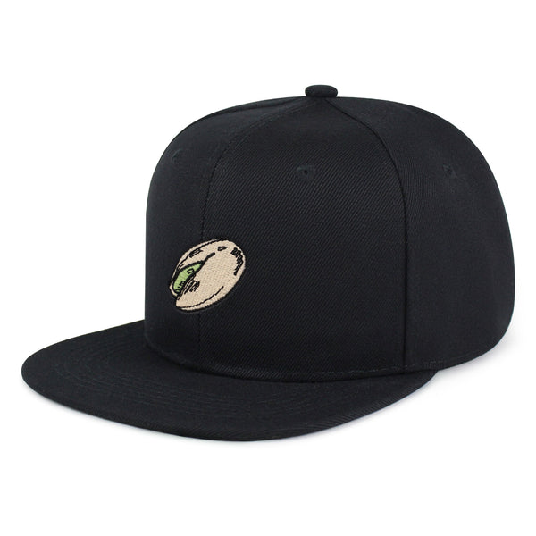 Pistachio Snapback Hat Embroidered Hip-Hop Baseball Cap Nut Funny