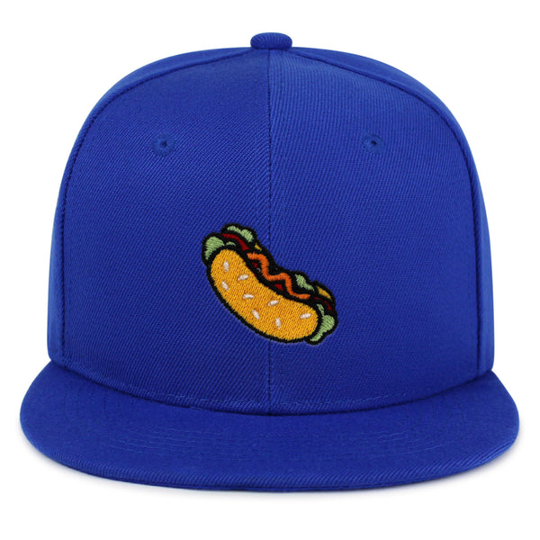 Hot Dog Snapback Hat Embroidered Hip-Hop Baseball Cap Fast Food