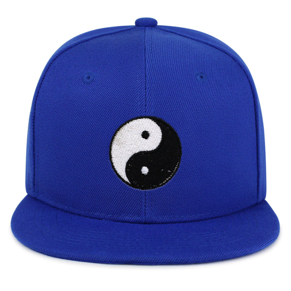 Ying Yang Snapback Hat Embroidered Hip-Hop Baseball Cap Asian Meditation