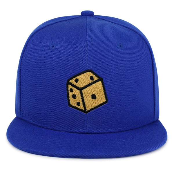 Dice Snapback Hat Embroidered Hip-Hop Baseball Cap Cute Board Game