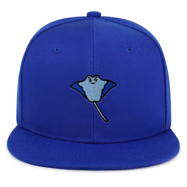 Stingray Snapback Hat Embroidered Hip-Hop Baseball Cap Fishing Ocean