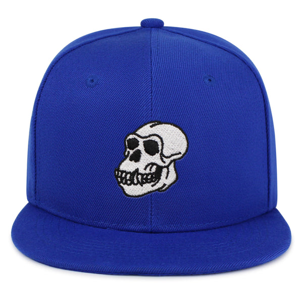 Gorilla Skull Snapback Hat Embroidered Hip-Hop Baseball Cap Skelton