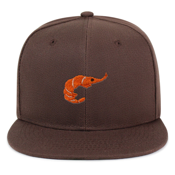 Shrimp Snapback Hat Embroidered Hip-Hop Baseball Cap Fishing Foodie Ocean