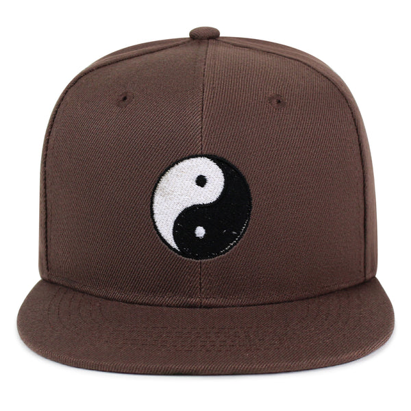 Ying Yang Snapback Hat Embroidered Hip-Hop Baseball Cap Asian Meditation