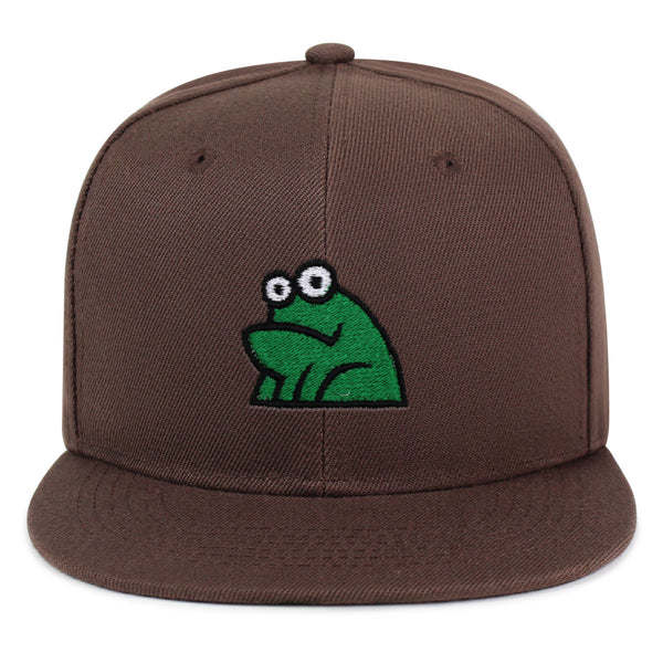 Frog Snapback Hat Embroidered Hip-Hop Baseball Cap Funny