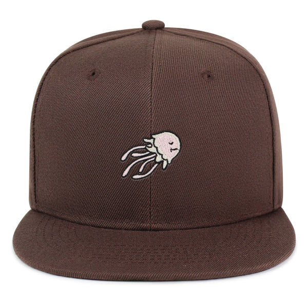 Jellyfish Snapback Hat Embroidered Hip-Hop Baseball Cap Fish Nature