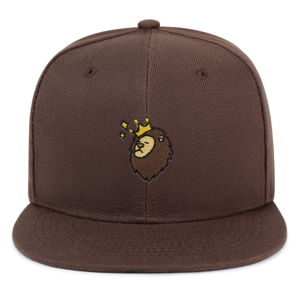 Lion Snapback Hat Embroidered Hip-Hop Baseball Cap Zoo King