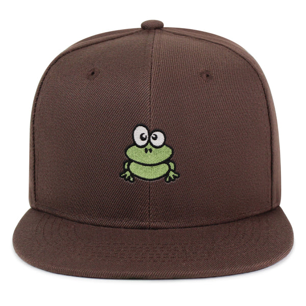 Frog  Snapback Hat Embroidered Hip-Hop Baseball Cap Green