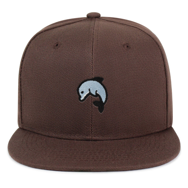 Dolphin Snapback Hat Embroidered Hip-Hop Baseball Cap Ocean Cute