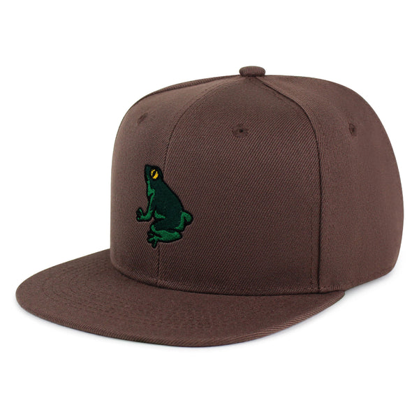 Frog Snapback Hat Embroidered Hip-Hop Baseball Cap Pond