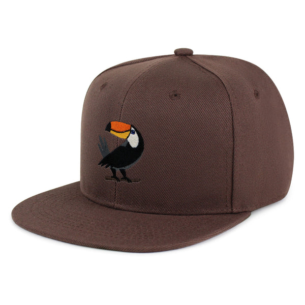 Toucan Snapback Hat Embroidered Hip-Hop Baseball Cap Bird Zoo