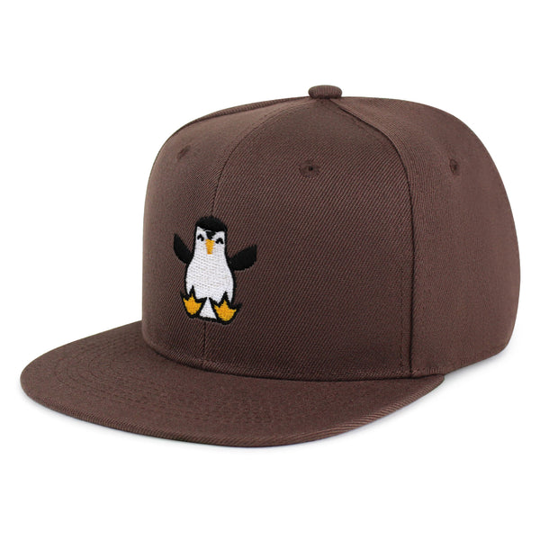 Penguin Snapback Hat Embroidered Hip-Hop Baseball Cap Snow Animal