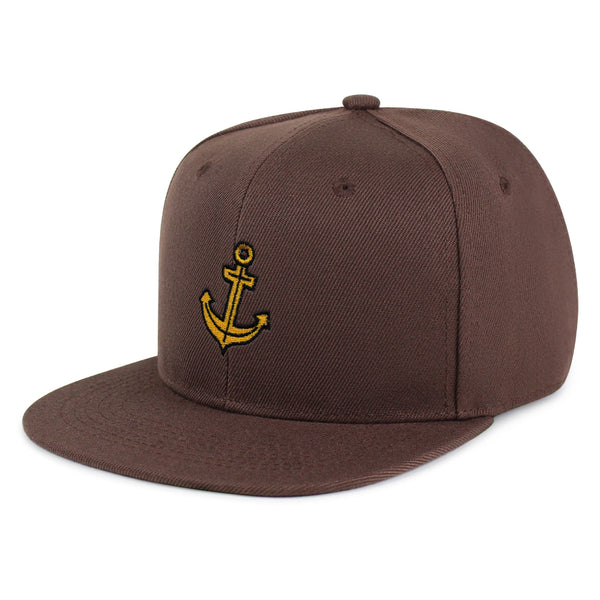 Anchor Snapback Hat Embroidered Hip-Hop Baseball Cap Boat Pirate