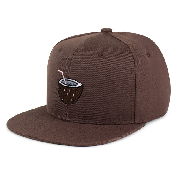 Coconut Snapback Hat Embroidered Hip-Hop Baseball Cap Juice Tree