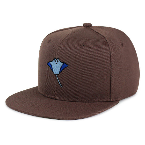 Stingray Snapback Hat Embroidered Hip-Hop Baseball Cap Fishing Ocean