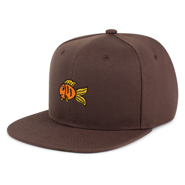 Goldfish Snapback Hat Embroidered Hip-Hop Baseball Cap Finding Fish