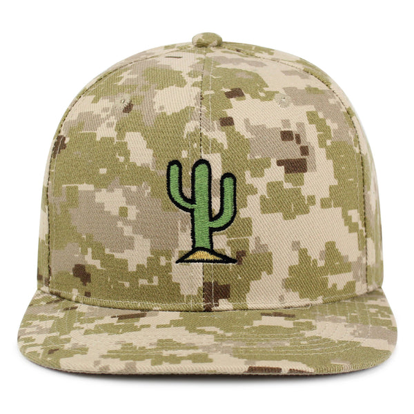 Cactus Snapback Hat Embroidered Hip-Hop Baseball Cap Desert Hot