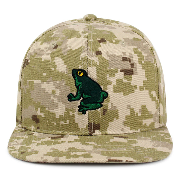 Frog Snapback Hat Embroidered Hip-Hop Baseball Cap Pond