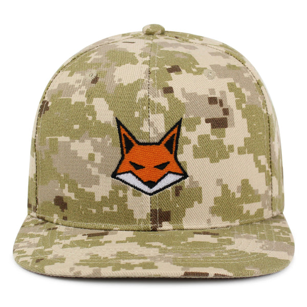 Fox Face Snapback Hat Embroidered Hip-Hop Baseball Cap Wild Animal