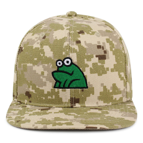 Frog Snapback Hat Embroidered Hip-Hop Baseball Cap Funny