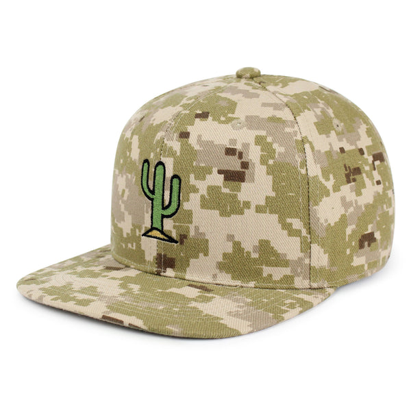 Cactus Snapback Hat Embroidered Hip-Hop Baseball Cap Desert Hot