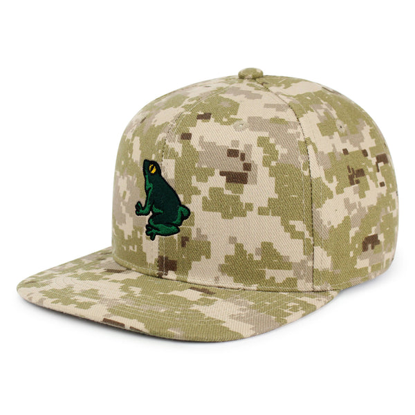 Frog Snapback Hat Embroidered Hip-Hop Baseball Cap Pond