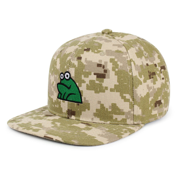 Frog Snapback Hat Embroidered Hip-Hop Baseball Cap Funny