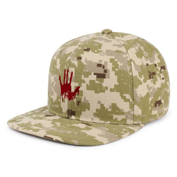 Bloody Hand Snapback Hat Embroidered Hip-Hop Baseball Cap Horror