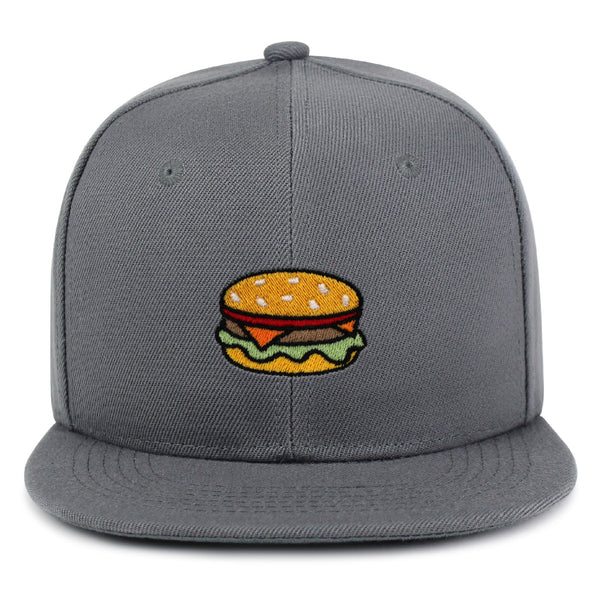 Hamburger Snapback Hat Embroidered Hip-Hop Baseball Cap Fast Food